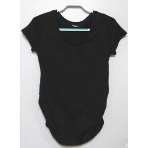 OLD NAVY black fitted Maternity T Shirt women's size M, NEW